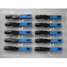 Eingebettete FTTH Sc Upc Fiber Optische Fast Connector / Quick Connector